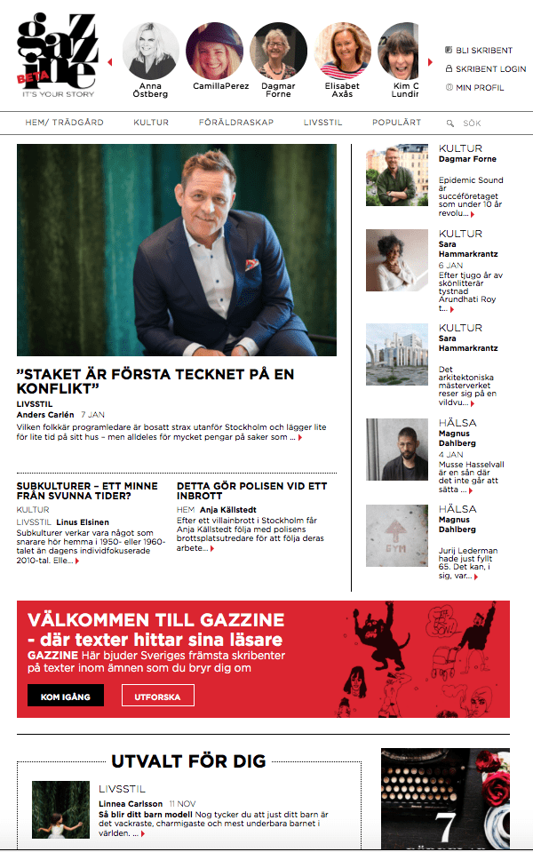 Gazzine ger makten till frilansjournalisterna