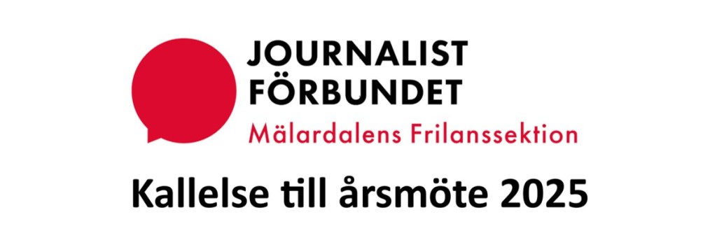 Årsmöte för Mälardalens&nbsp;Frilanssektion!